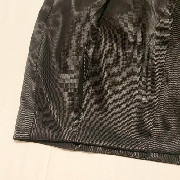 Dynamite High Waisted Shiny Twill Tulip Skirt Womens Size 7 - Picture 4 of 15